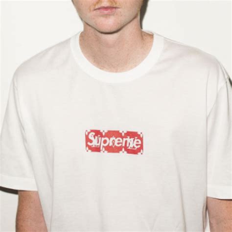 supreme and louis vuitton logo measurement on shirt|louis vuitton supreme monogram.